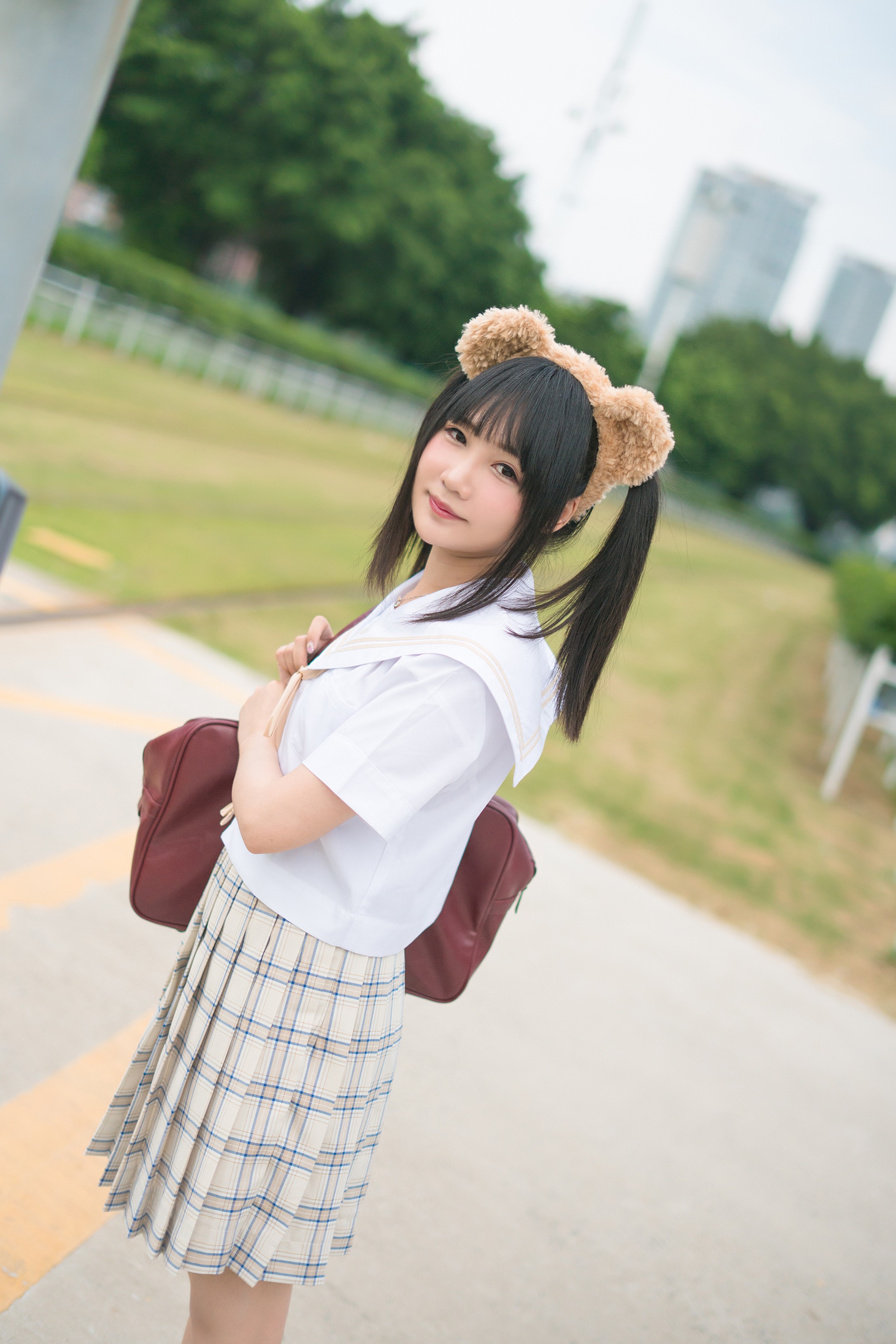 图片[1]-铭铭 Kizami – NO.006 今天铭铭是高中生 [98P]-XikXak